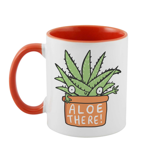 Aloe There Mug - RED